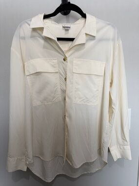 A New Day Cream Long Sleeve Blouse